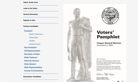 Trump And Vance Missing From Oregon’s Online Candidate List, Voter Pamphlets